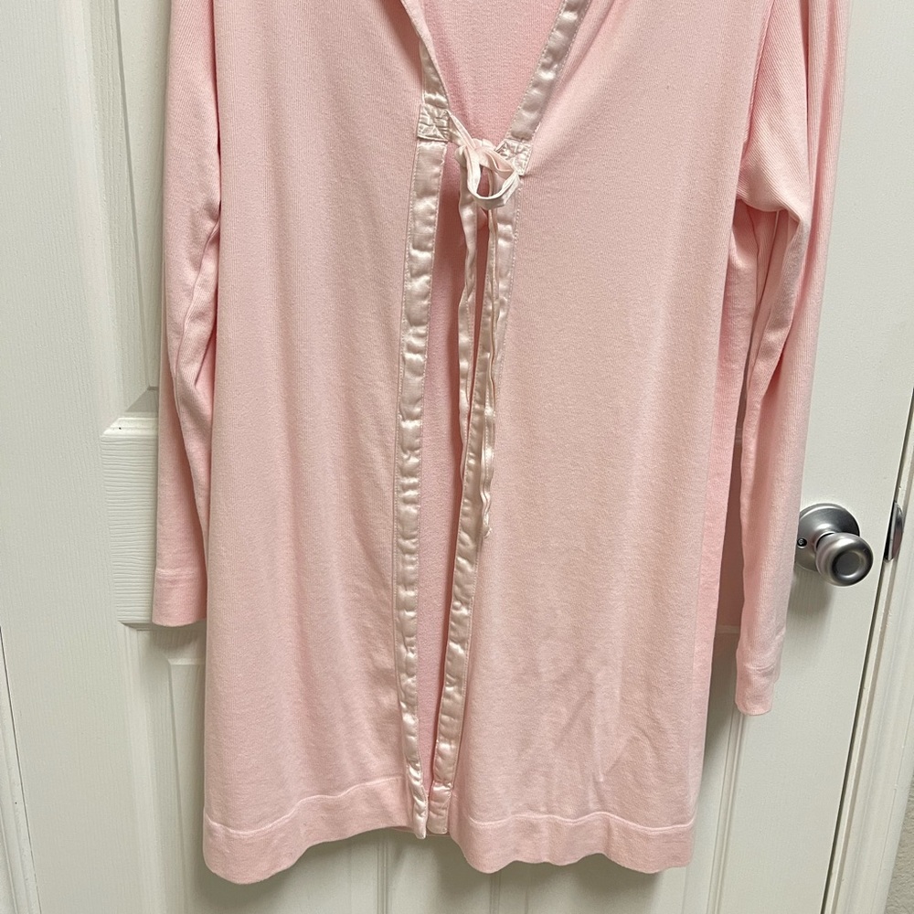 Pj Harlow Pink Tie Front Hooded Cardigan - Picture 4 of 12